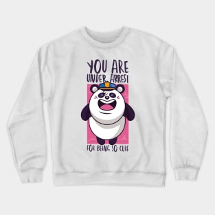 Panda Police Crewneck Sweatshirt